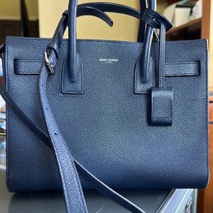 Saint Laurent Nano Sac De Jour Leather Satchel